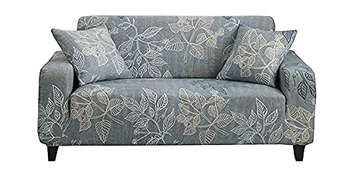 HOOBUY Printed Sofa Cover Stretch Couch Covers Patterned Loveseat Slipcovers for 2 Seater Cushion Couch Love Seat Set (BXMY, 2 Seater/Loveseat)
