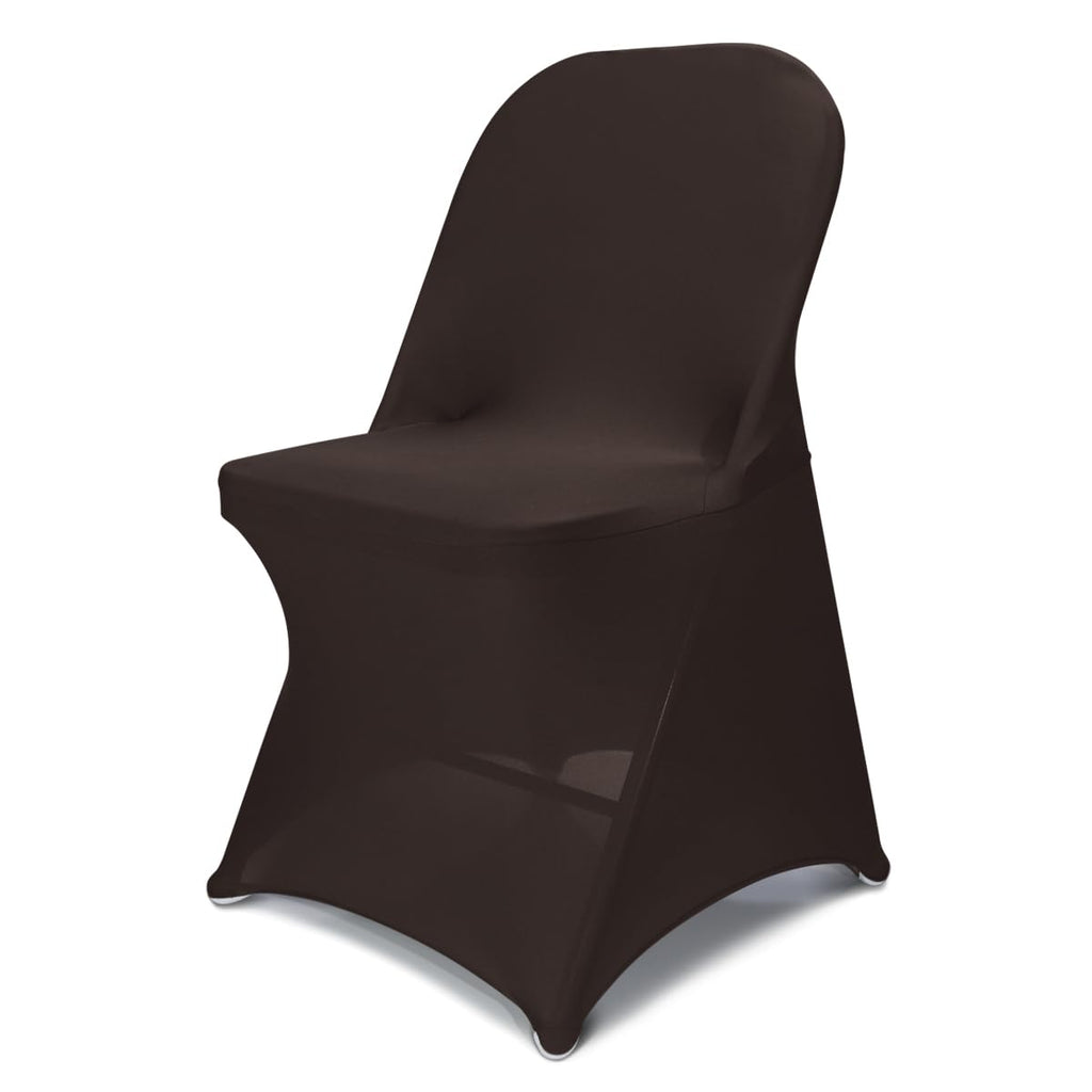 Babenest Stretch Spandex Folding Chair Covers for Wedding, 10PCS White