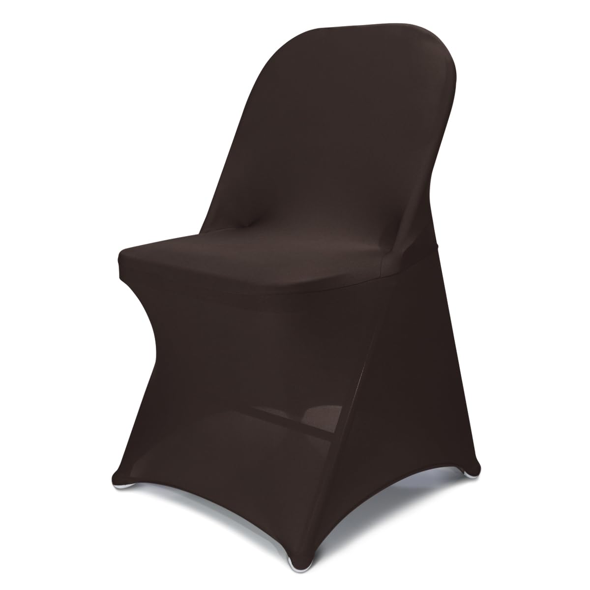 Babenest Stretch Spandex Folding Chair Covers for Wedding, 10PCS White
