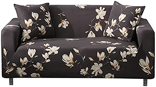 HOOBUY Printed Sofa Cover Stretch Couch Covers Patterned Loveseat Slipcovers for 2 Seater Cushion Couch Love Seat Set (BXMY, 2 Seater/Loveseat)