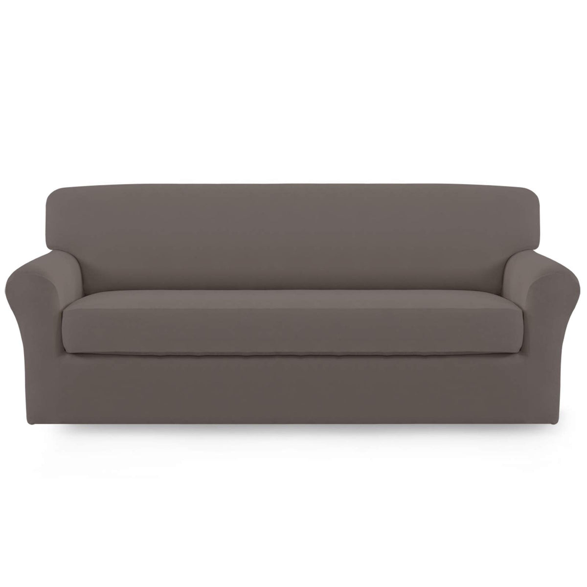 Easy-Going 2 Pieces Stretch Loveseat Couch Sofa Slipcover Washable