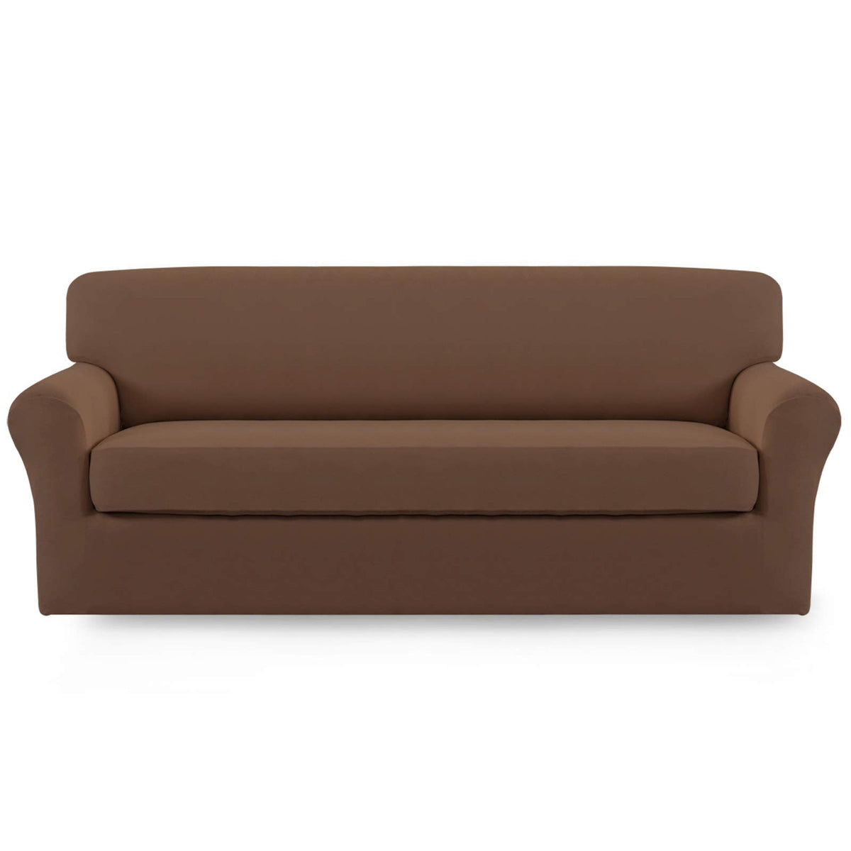 Easy-Going 2 Pieces Stretch Loveseat Couch Sofa Slipcover Washable