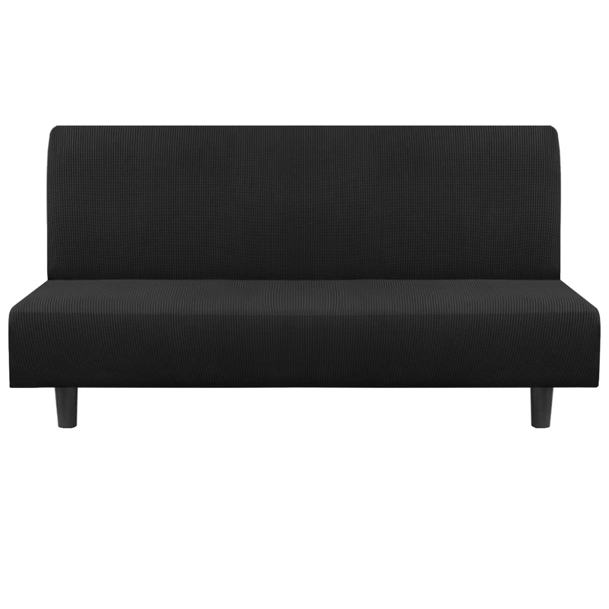 Flamingo P High Stretch One Piece Furniture Protector Sofa Cover for Durable Spandex Stretch Fabric Super Soft Slipcover, 2 Seater, Wine, Loveseat