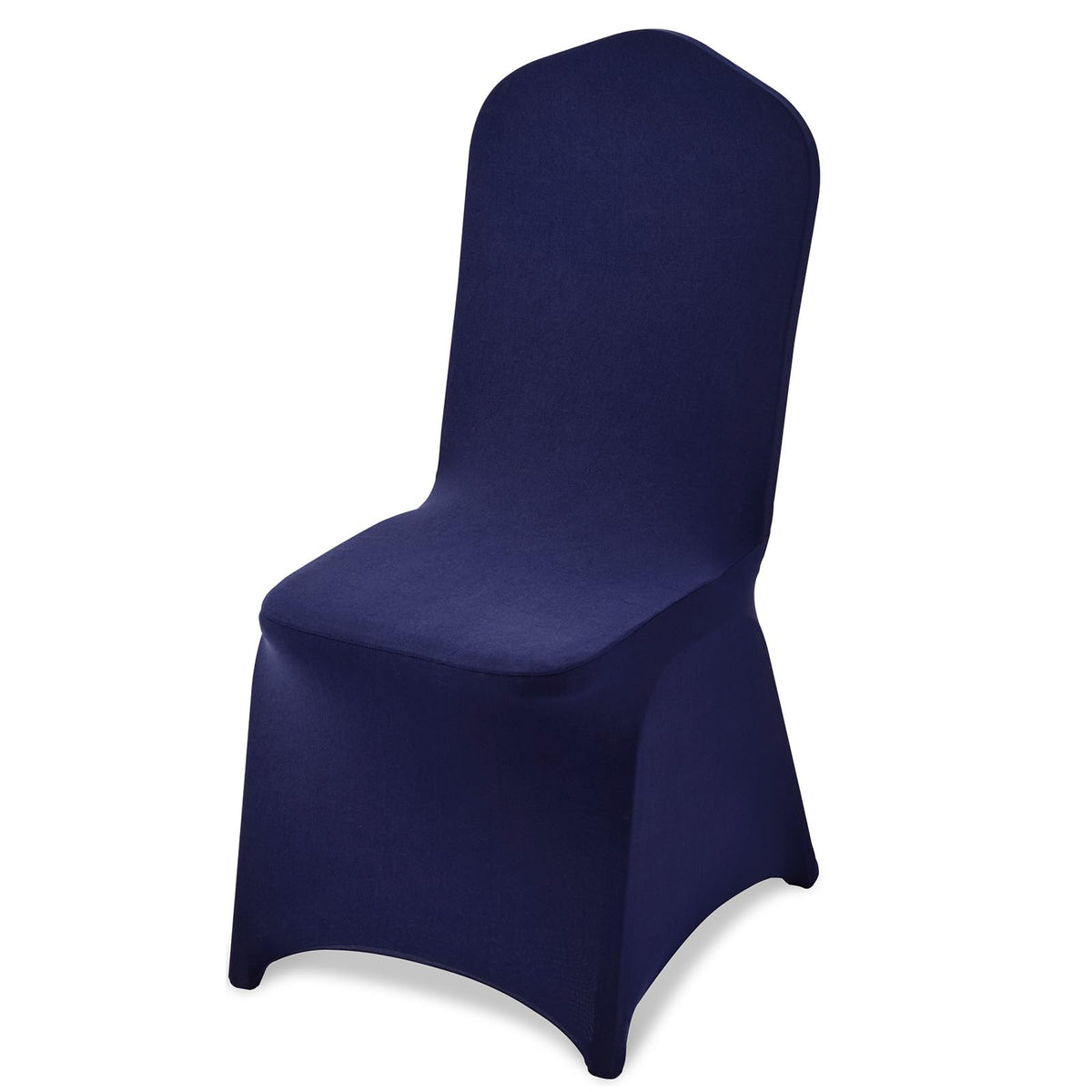 VEVOR 100 Pcs White Chair Covers Polyester Spandex Chair Cover Stretch Slipcovers for Wedding Party Dining Banquet Flat-Front Chair Covers