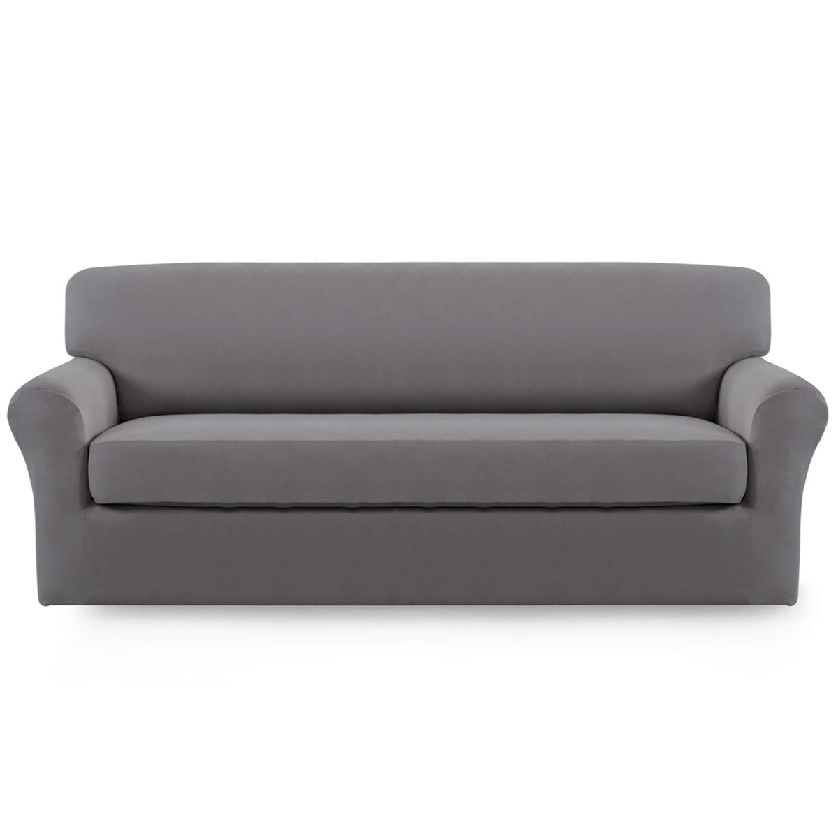 Easy-Going 2 Pieces Stretch Loveseat Couch Sofa Slipcover Washable