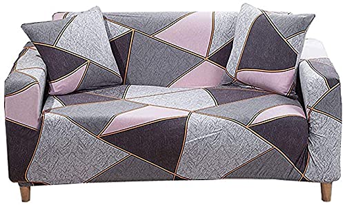 HOOBUY Printed Sofa Cover Stretch Couch Covers Patterned Loveseat Slipcovers for 2 Seater Cushion Couch Love Seat Set (BXMY, 2 Seater/Loveseat)