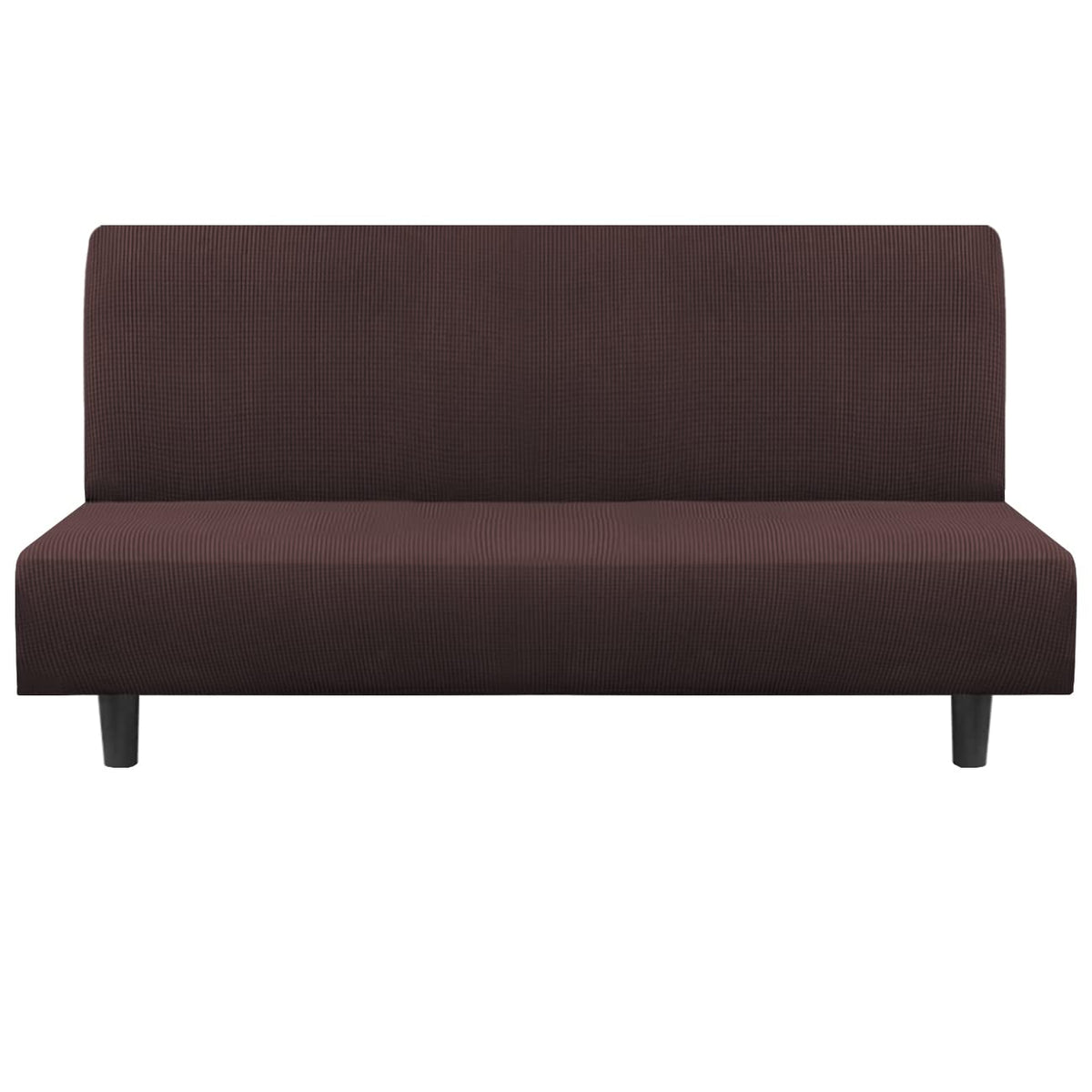Flamingo P High Stretch One Piece Furniture Protector Sofa Cover for Durable Spandex Stretch Fabric Super Soft Slipcover, 2 Seater, Wine, Loveseat