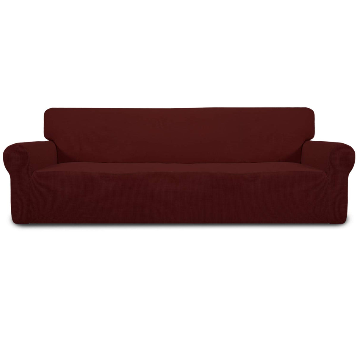 Easy-Going Stretch Loveseat Couch Covers Washable Cream