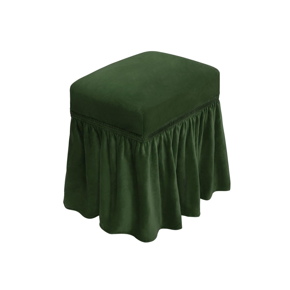 NICEEC Spandex Dining Bench Cushion Cover Bench Covers Stretch with Skirt