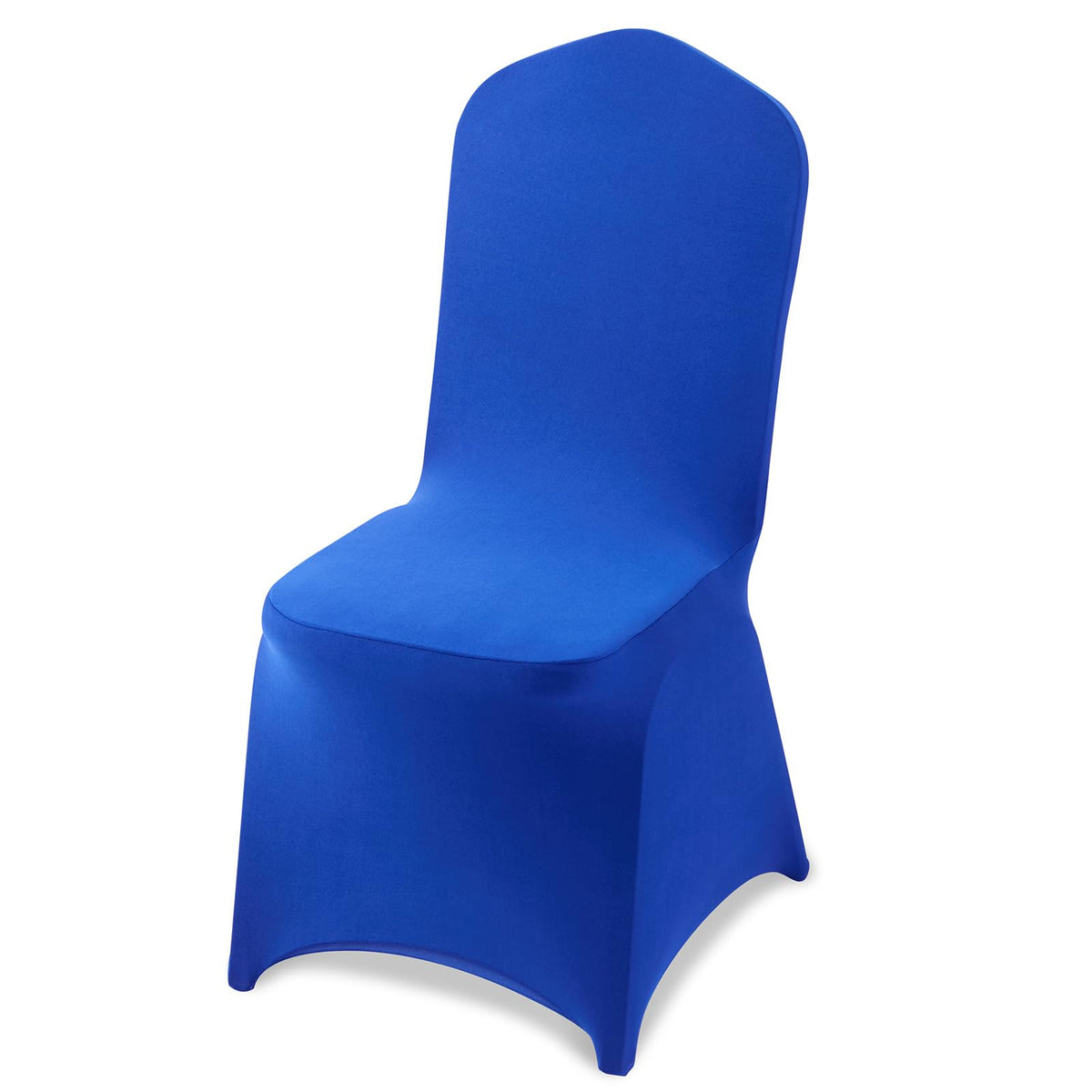 VEVOR 100 Pcs White Chair Covers Polyester Spandex Chair Cover Stretch Slipcovers for Wedding Party Dining Banquet Flat-Front Chair Covers