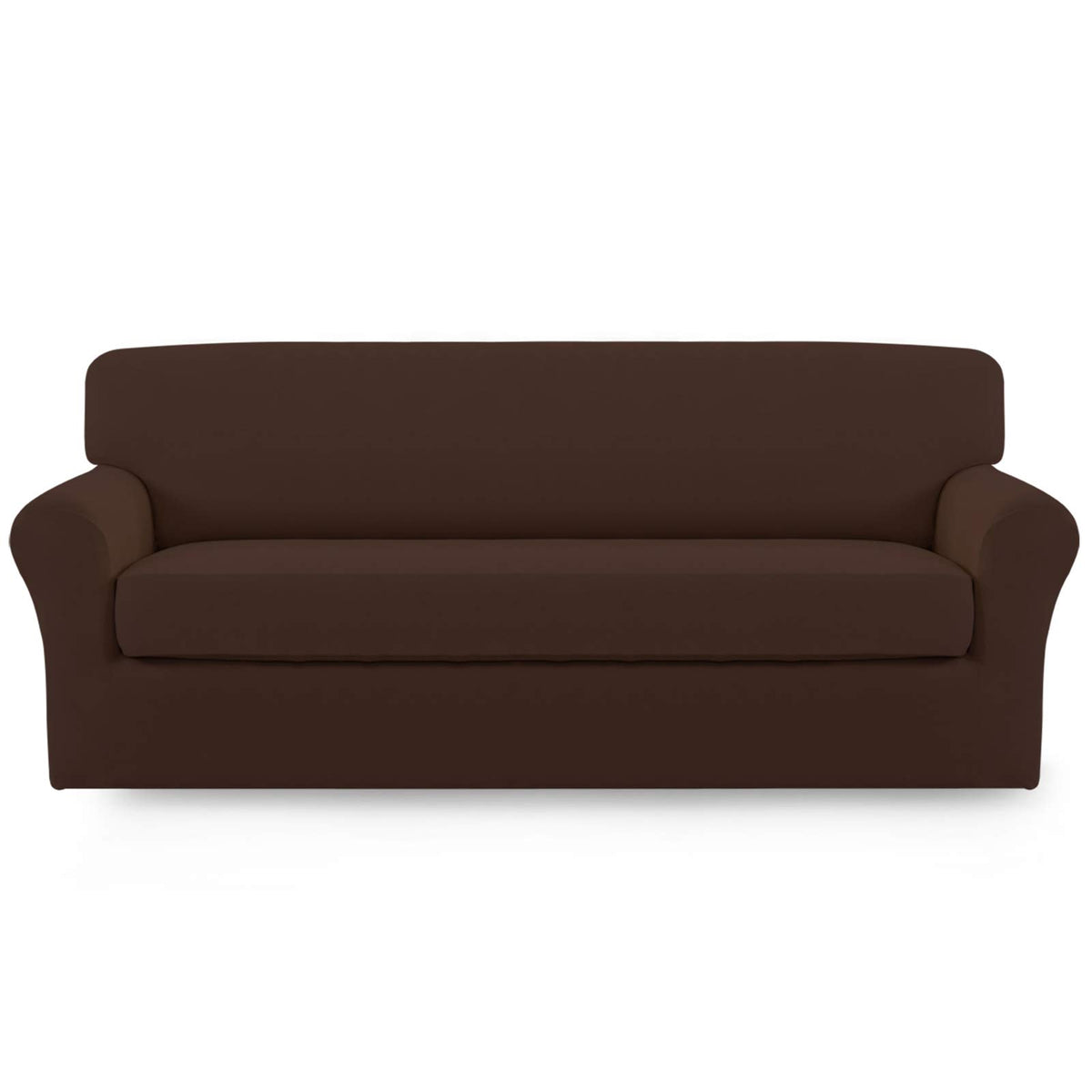 Easy-Going 2 Pieces Stretch Loveseat Couch Sofa Slipcover Washable