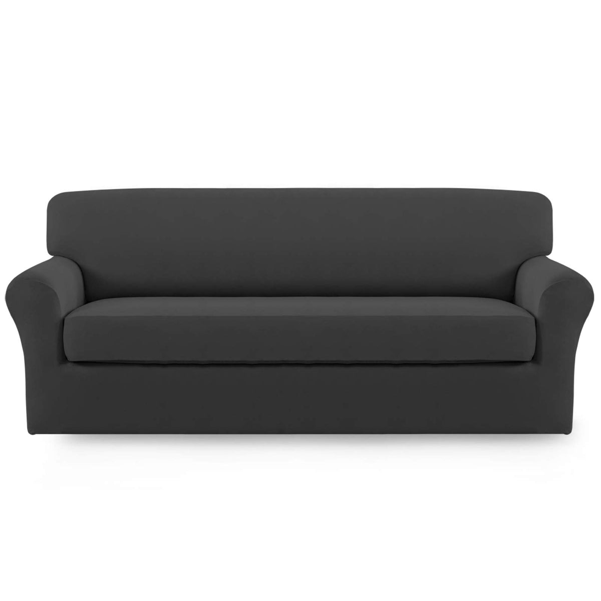 Easy-Going 2 Pieces Stretch Loveseat Couch Sofa Slipcover Washable
