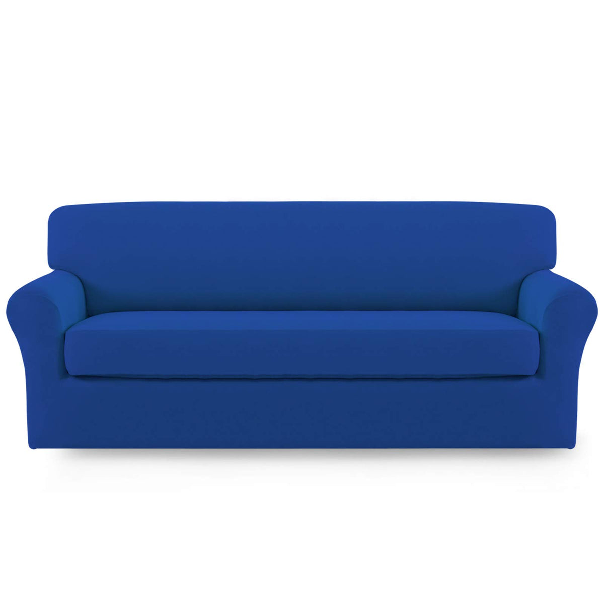 Easy-Going 2 Pieces Stretch Loveseat Couch Sofa Slipcover Washable