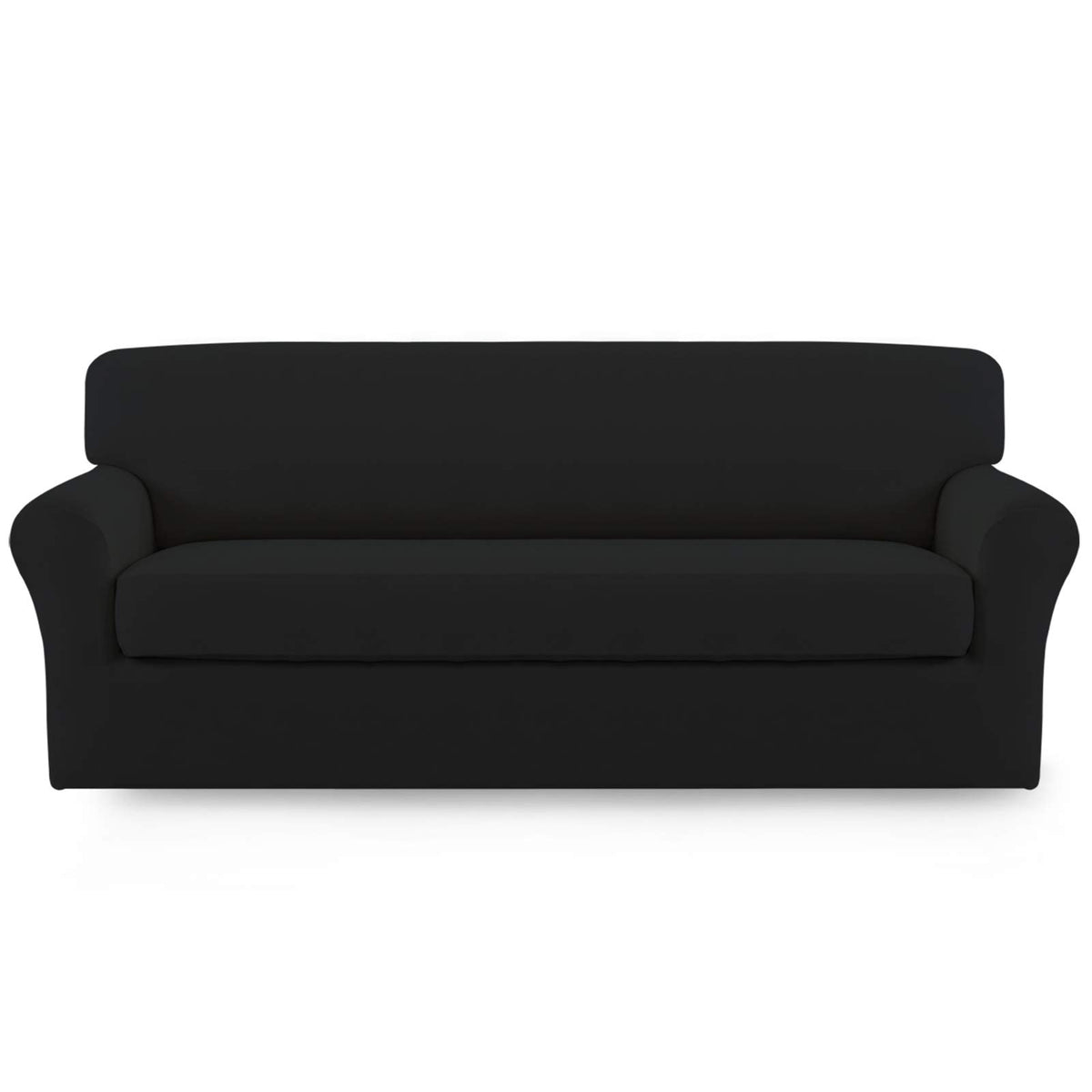 Easy-Going 2 Pieces Stretch Loveseat Couch Sofa Slipcover Washable