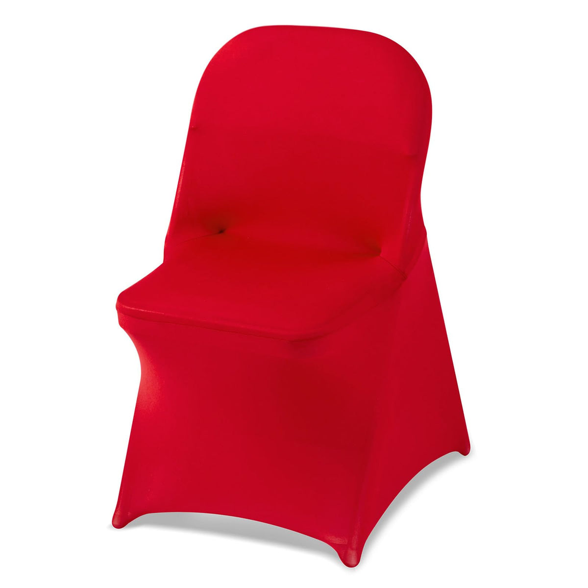 VEVOR 100 Pcs White Chair Covers Polyester Spandex Chair Cover Stretch Slipcovers for Wedding Party Dining Banquet Flat-Front Chair Covers