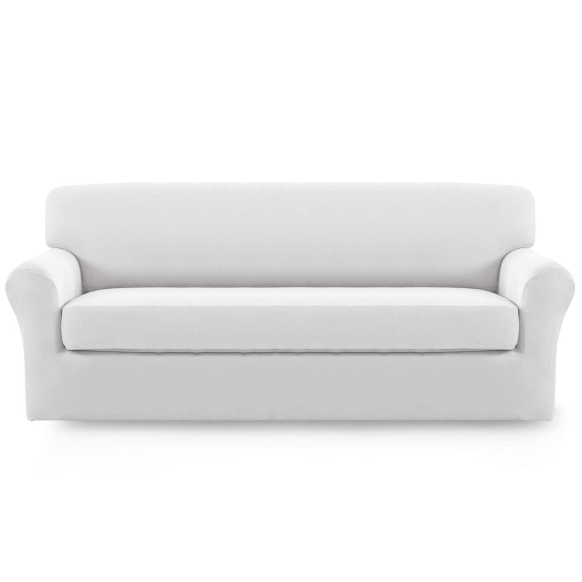 Easy-Going 2 Pieces Stretch Loveseat Couch Sofa Slipcover Washable