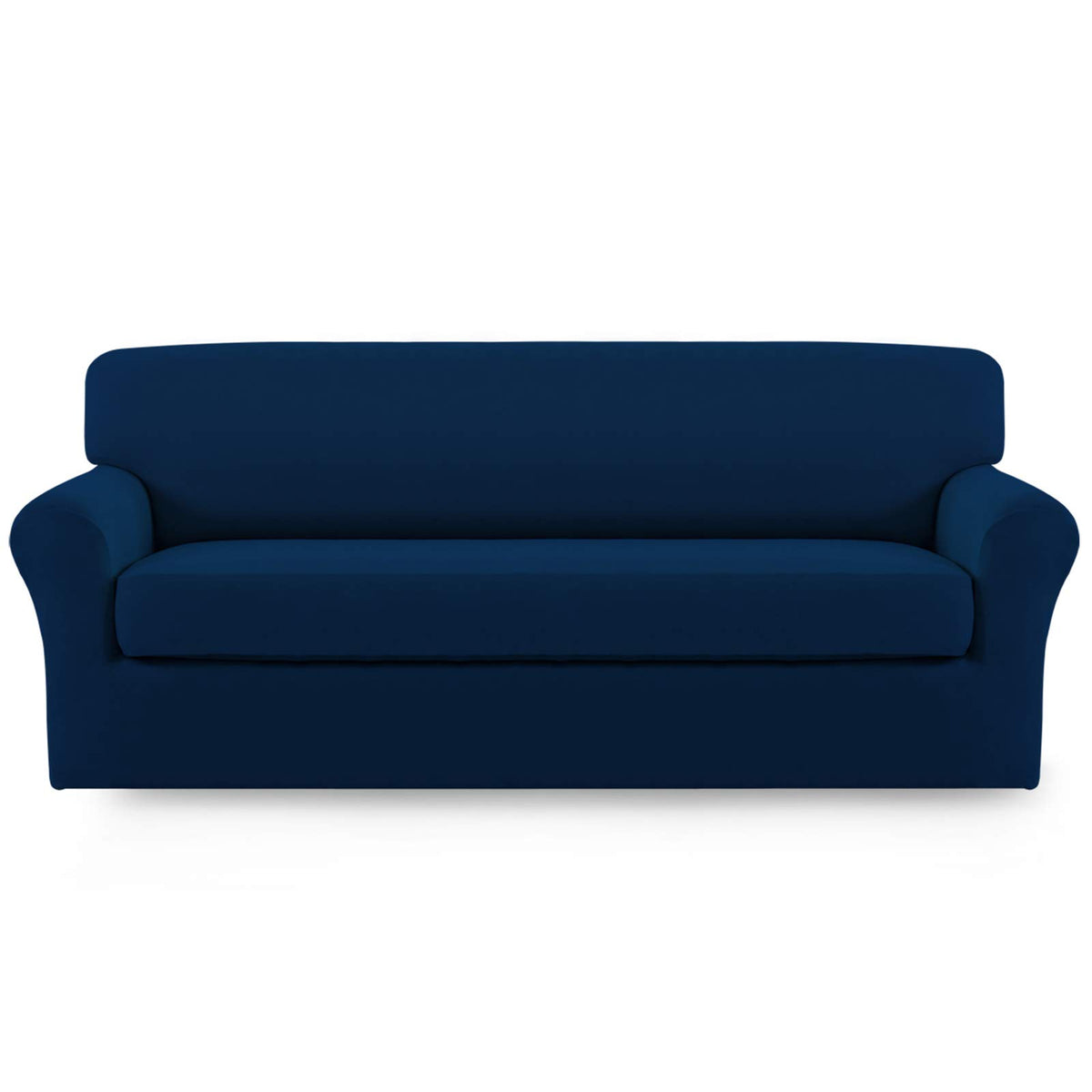 Easy-Going 2 Pieces Stretch Loveseat Couch Sofa Slipcover Washable