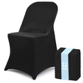 Fixwal 36 Pcs White Folding Chair Covers Spandex Stretch Slipcover