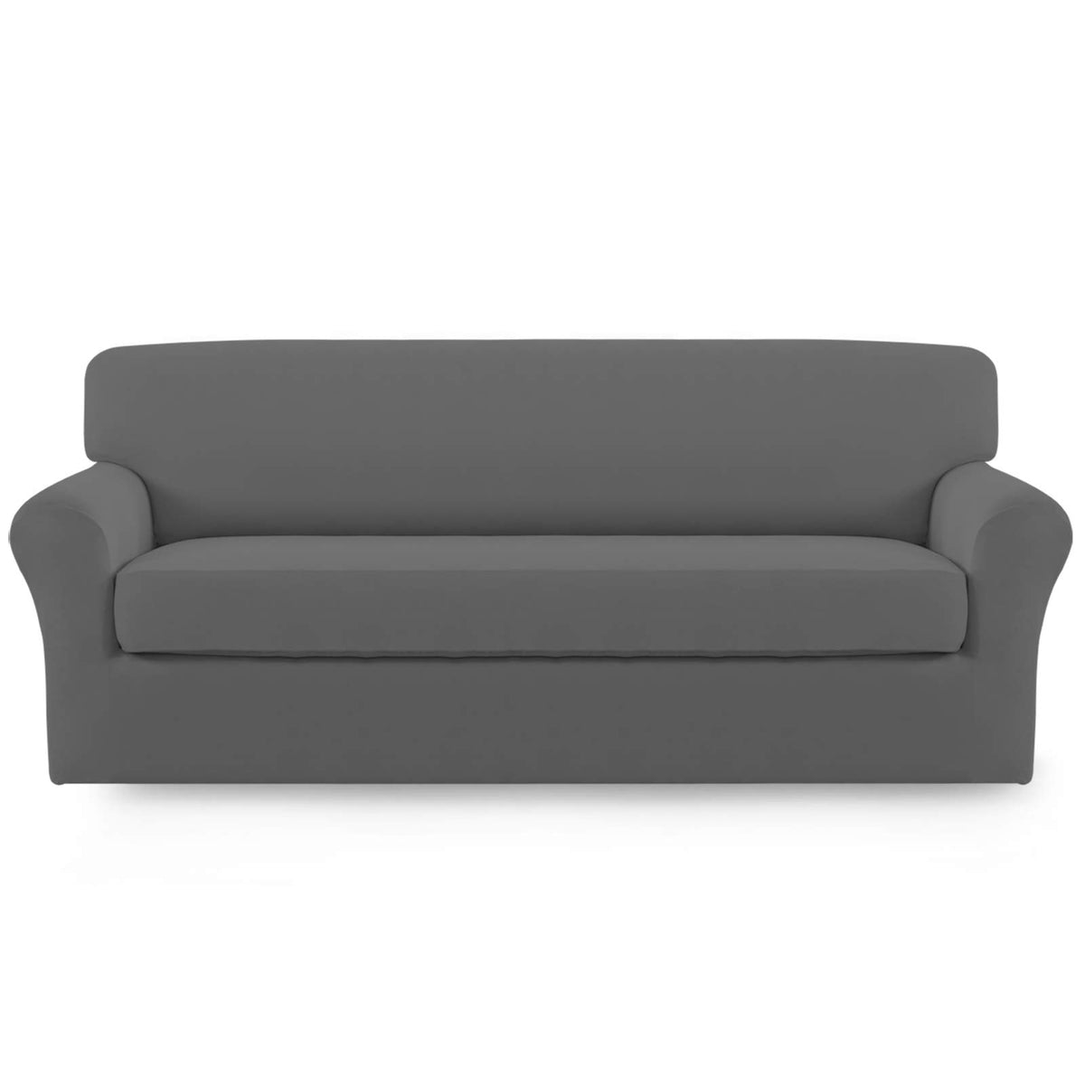 Easy-Going 2 Pieces Stretch Loveseat Couch Sofa Slipcover Washable