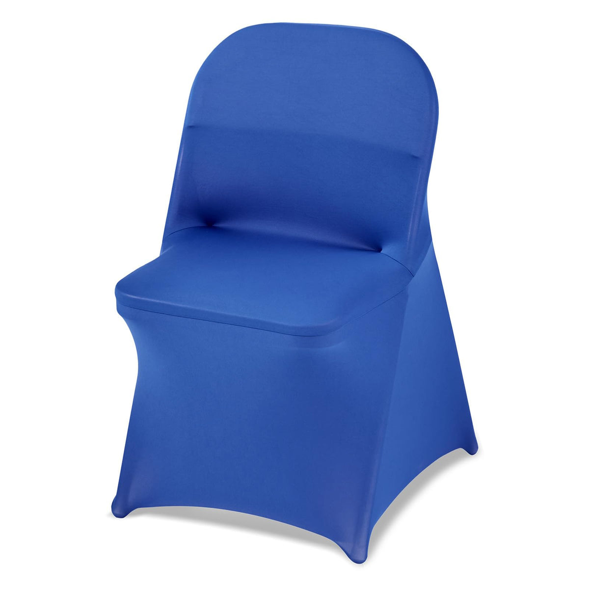 VEVOR 100 Pcs White Chair Covers Polyester Spandex Chair Cover Stretch Slipcovers for Wedding Party Dining Banquet Flat-Front Chair Covers