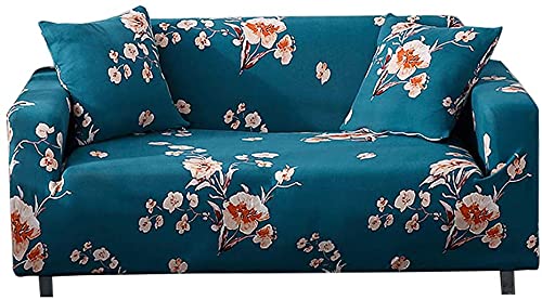 HOOBUY Printed Sofa Cover Stretch Couch Covers Patterned Loveseat Slipcovers for 2 Seater Cushion Couch Love Seat Set (BXMY, 2 Seater/Loveseat)