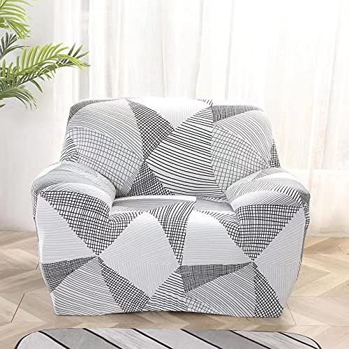 HOOBUY Printed Sofa Cover Stretch Couch Covers Patterned Loveseat Slipcovers for 2 Seater Cushion Couch Love Seat Set (BXMY, 2 Seater/Loveseat)