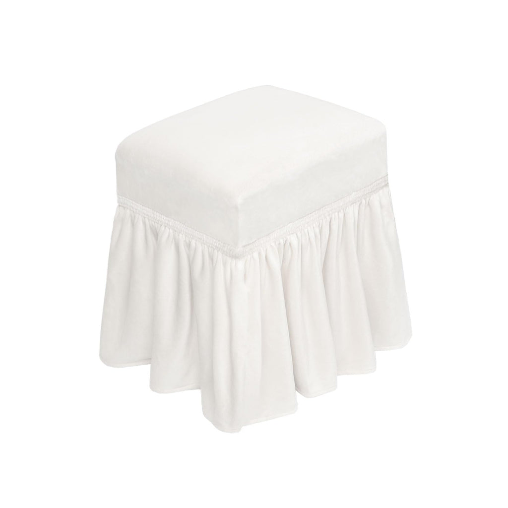 NICEEC Spandex Dining Bench Cushion Cover Bench Covers Stretch with Skirt