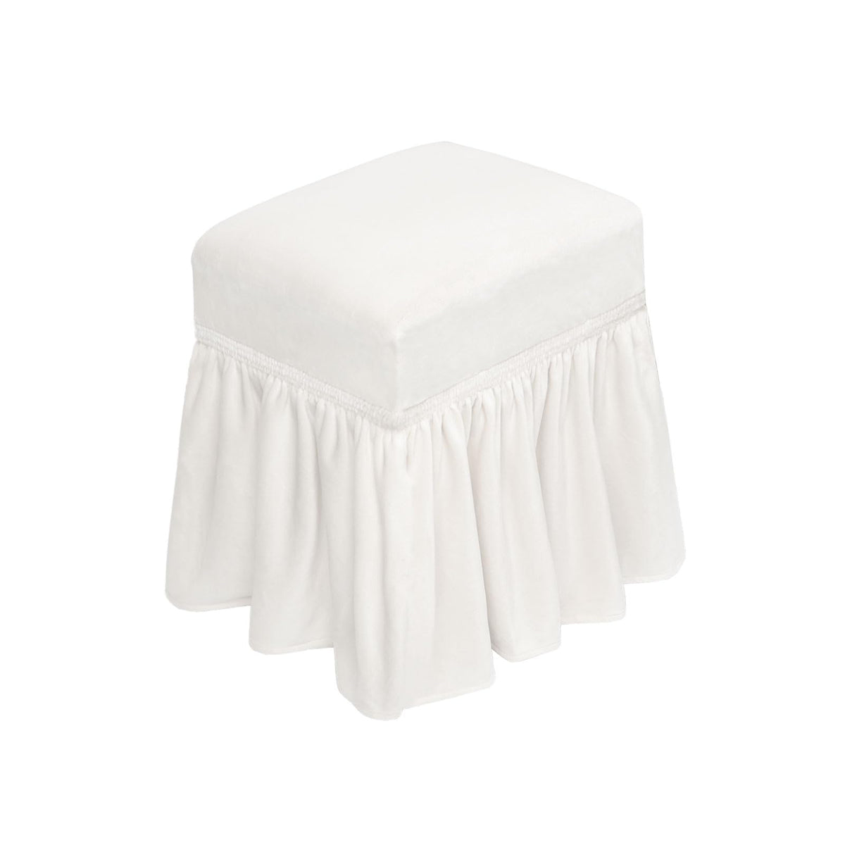 NICEEC Spandex Dining Bench Cushion Cover Bench Covers Stretch with Skirt