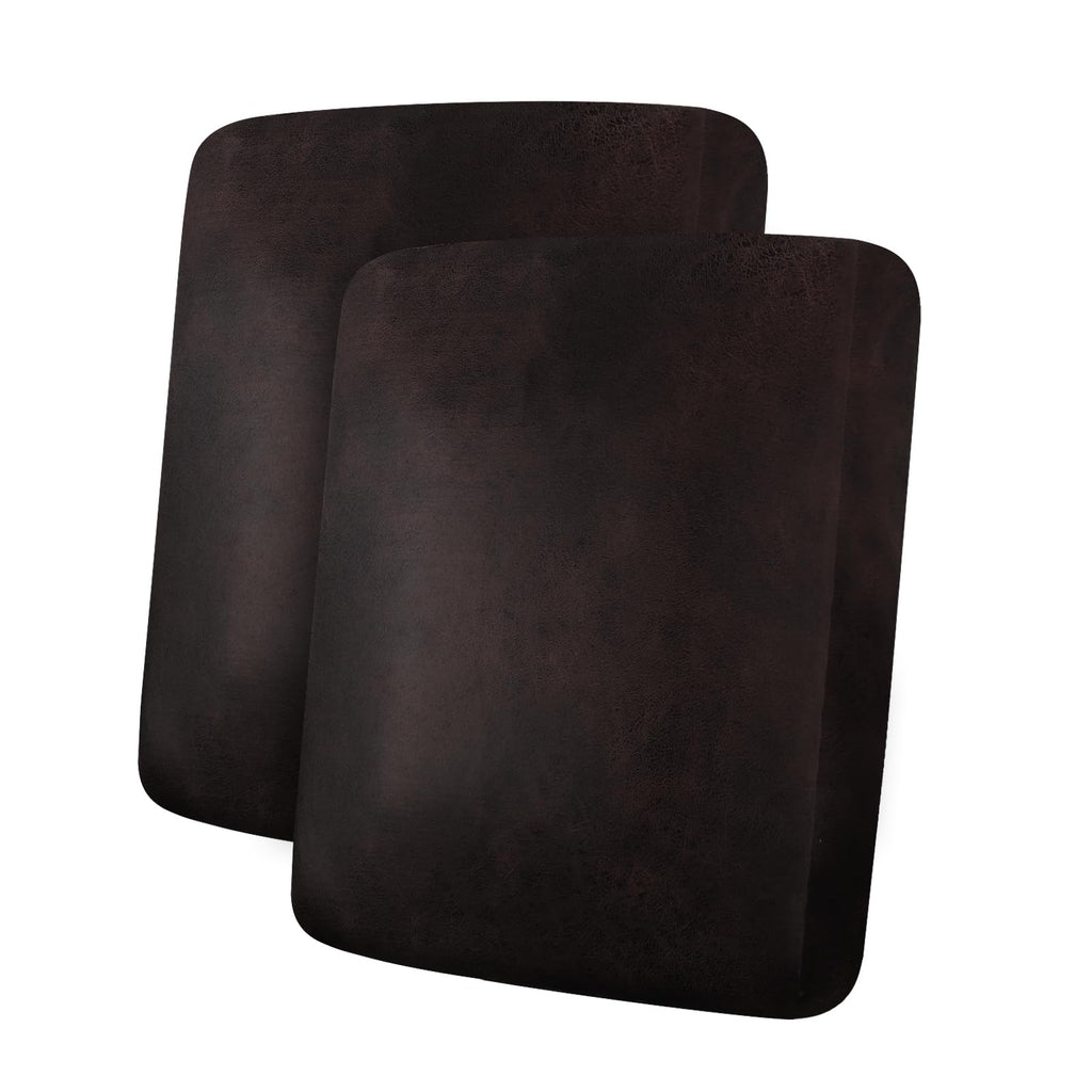 ANARACHON Leather Look Couch Cushion Covers Sofa Seat Slipcovers Sets Couches Furniture Protector for Sectional Armchair Loveseat Pets Kids Stretch Spandex Fabric (2 Cushion Loveseat, Burgundy)