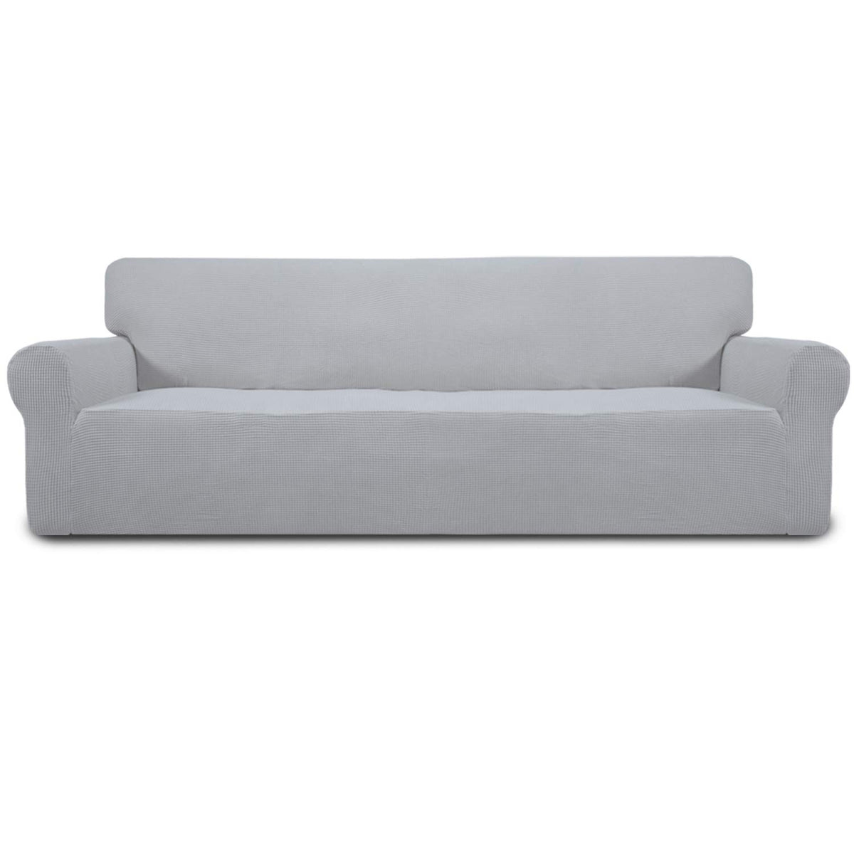 Easy-Going Stretch Loveseat Couch Covers Washable Cream