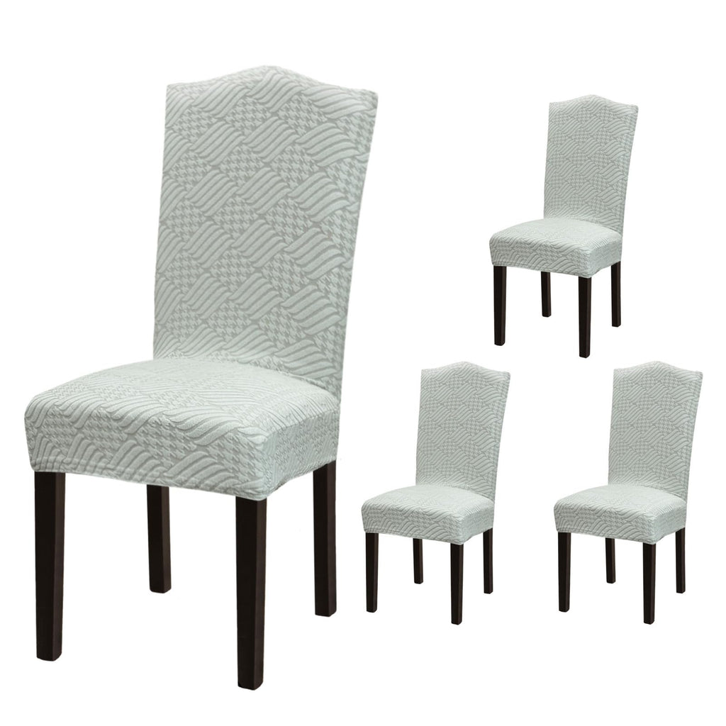 Stretch Dining Room Chair Covers Set of 6, Removable Washable Chair Covers for Dining Chairs,Dining Room, Hotel, Ceremony