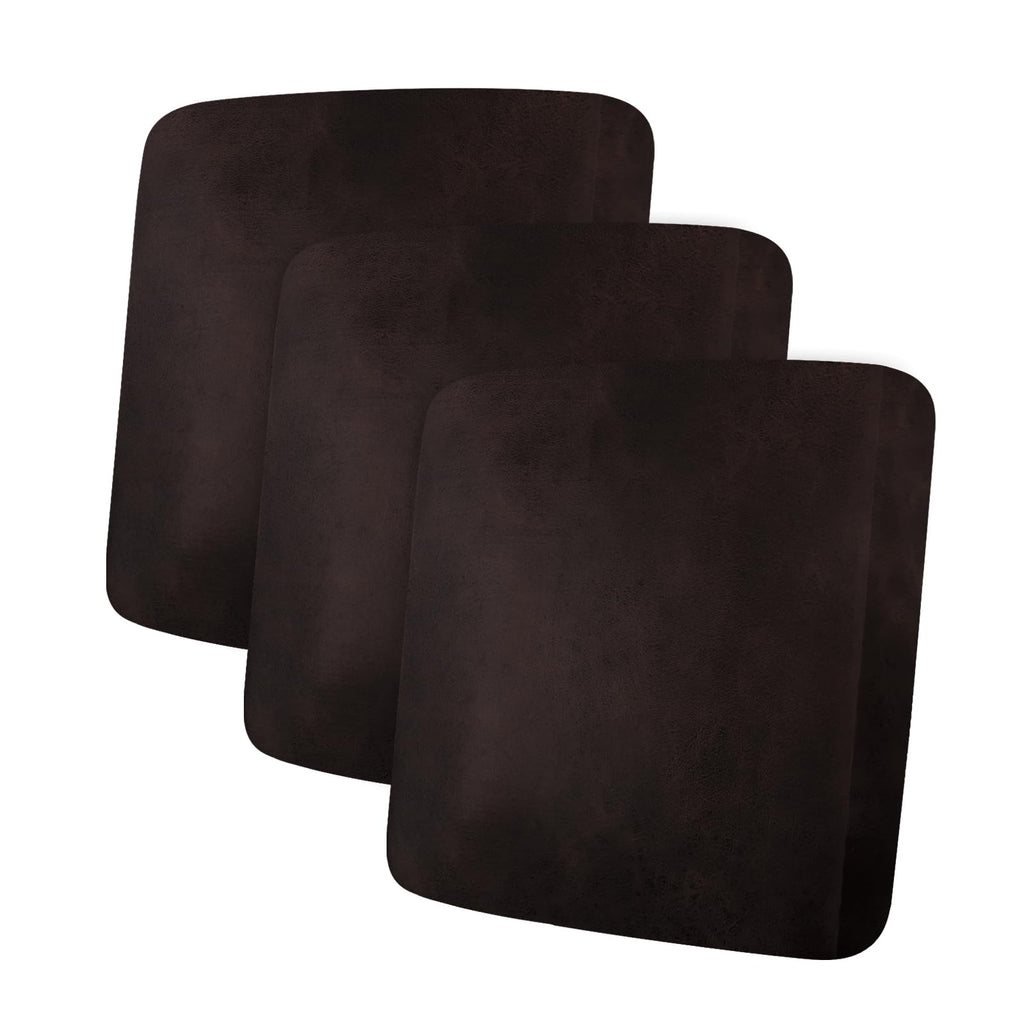 ANARACHON Leather Look Couch Cushion Covers Sofa Seat Slipcovers Sets Couches Furniture Protector for Sectional Armchair Loveseat Pets Kids Stretch Spandex Fabric (2 Cushion Loveseat, Burgundy)