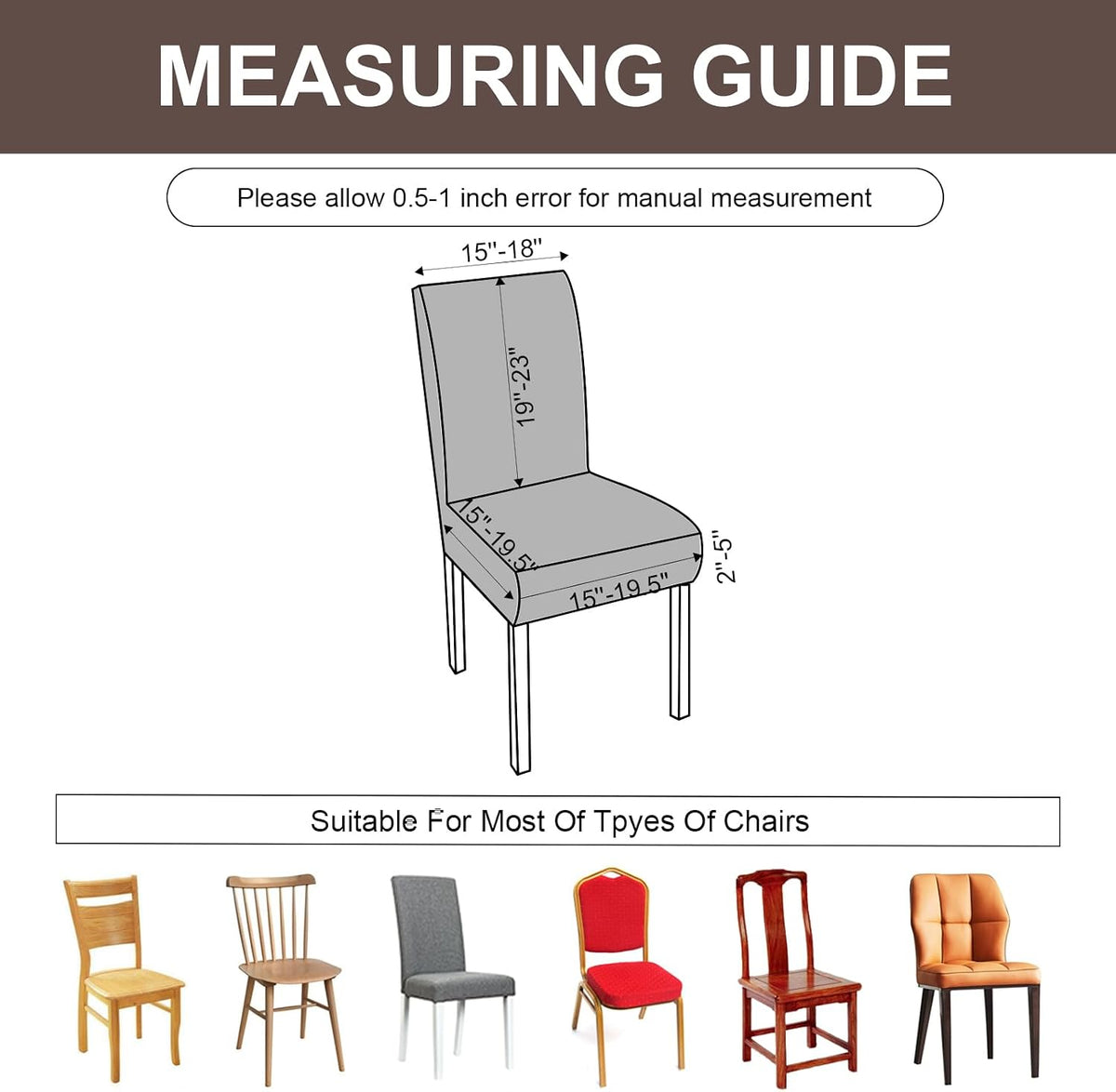 Waterproof Dining Room Chair Covers, Stretch Parsons Chair Slipcovers