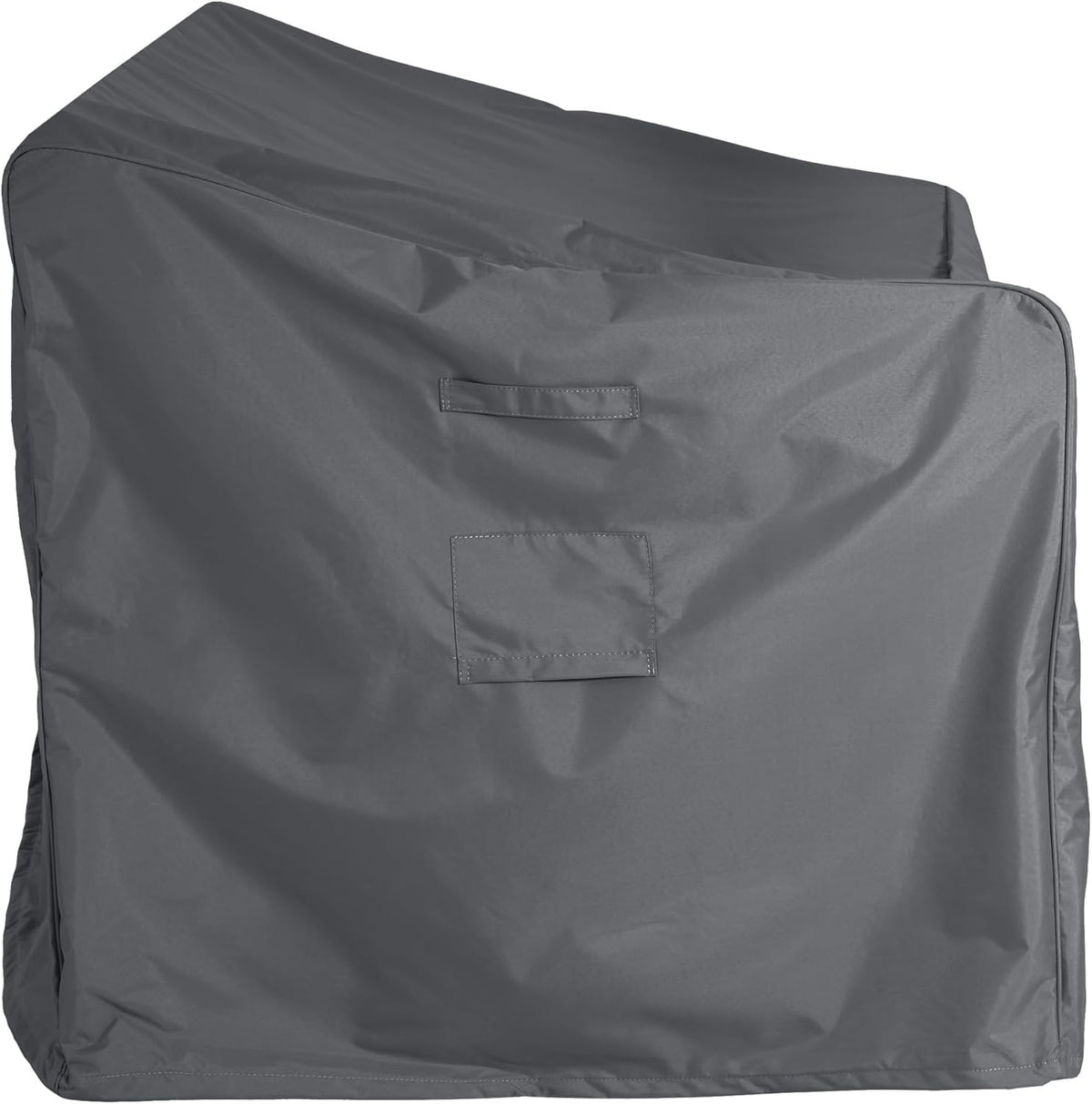 Christopher Knight Home Wynton Water-Resistant Patio 2-Seater Sofa Cover, Outdoor Loveseat Cover with All Weather Protection, Patio Furniture Sofa Covers with Adjustable Strap, Dark Gray