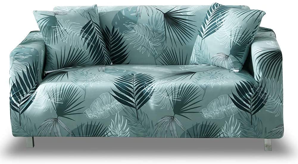 HOOBUY Printed Sofa Cover Stretch Couch Covers Patterned Loveseat Slipcovers for 2 Seater Cushion Couch Love Seat Set (BXMY, 2 Seater/Loveseat)