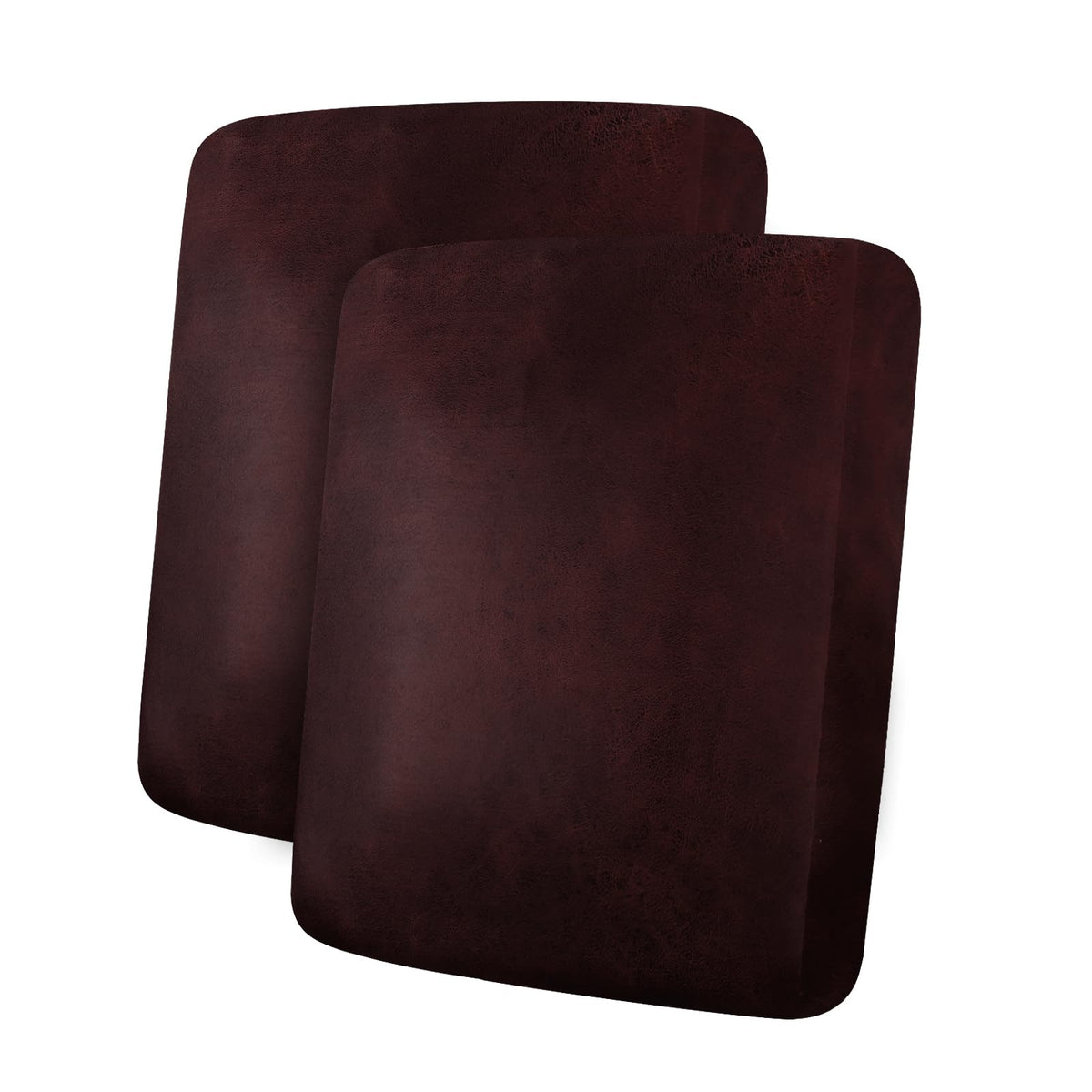 ANARACHON Leather Look Couch Cushion Covers Sofa Seat Slipcovers Sets Couches Furniture Protector for Sectional Armchair Loveseat Pets Kids Stretch Spandex Fabric (2 Cushion Loveseat, Burgundy)