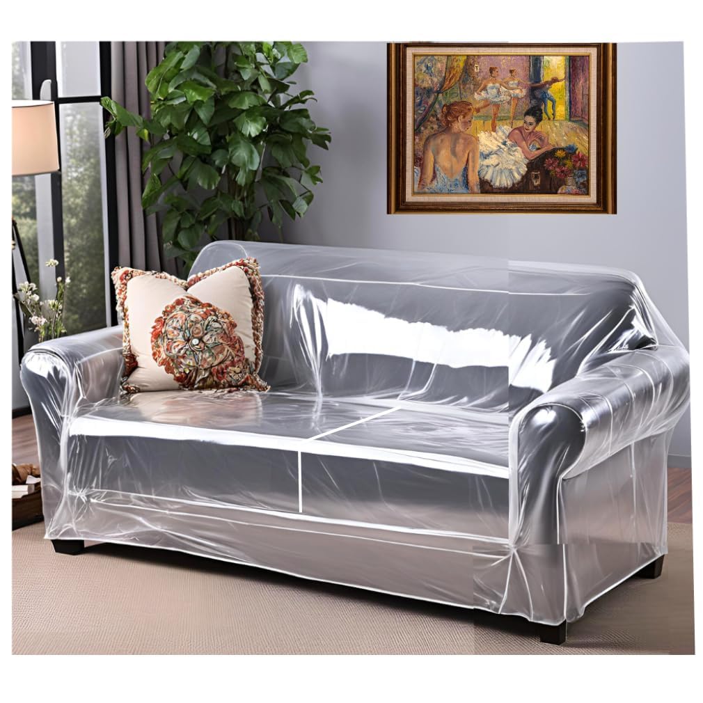 Evelots 6-Pack Clear PVC Dining Chair Covers, Spill-Resistant Protectors