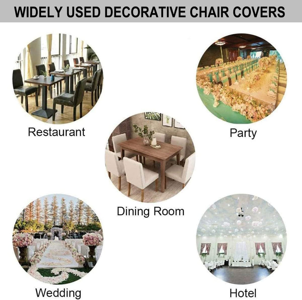 HZDHCLH Dining Chair Covers Set of 4 Stretch Chair Slipcovers Washable