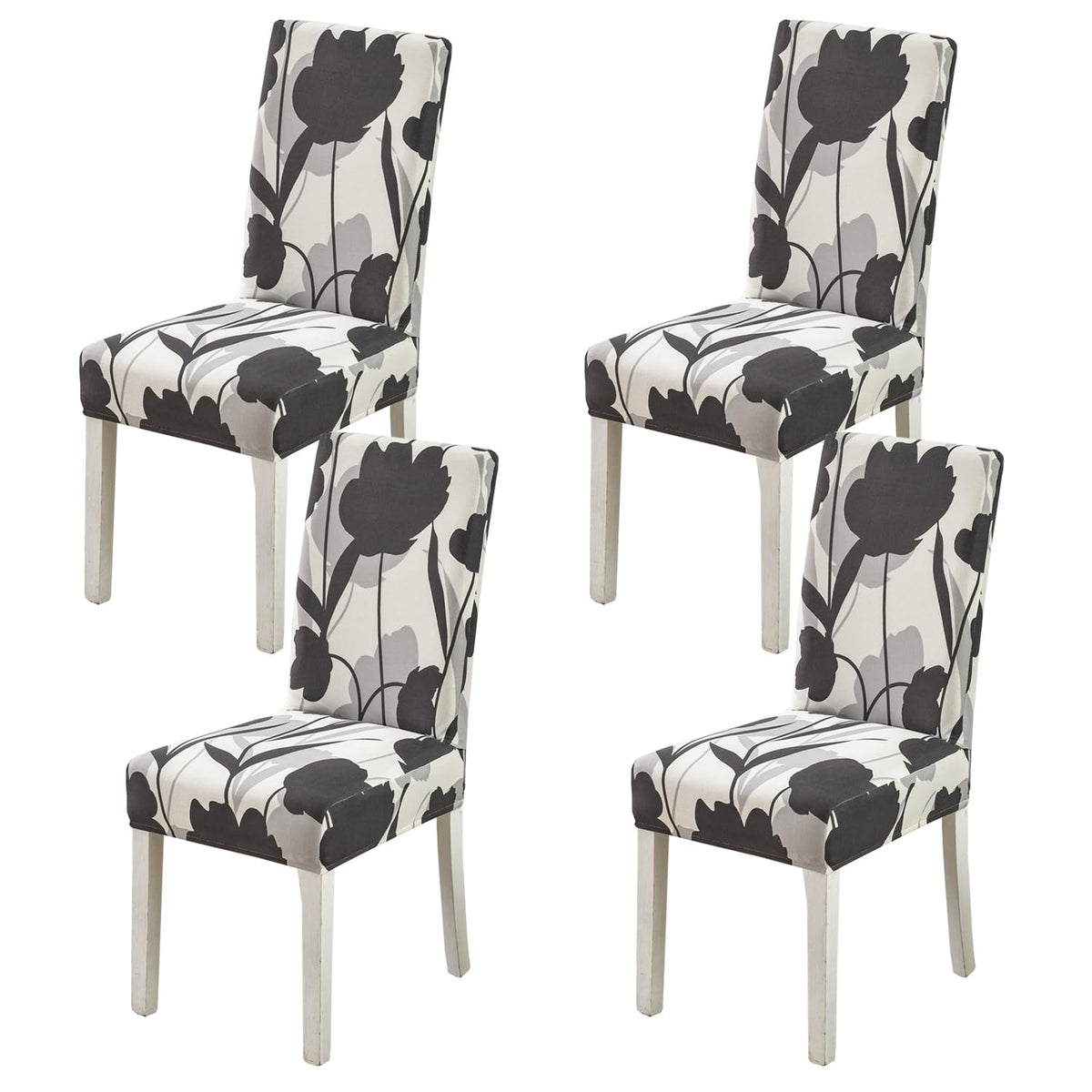 HZDHCLH Dining Chair Covers Set of 4 Stretch Chair Slipcovers Washable