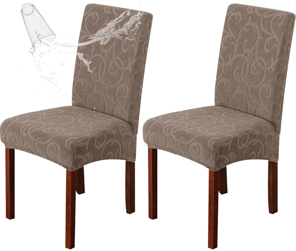 Waterproof Dining Room Chair Covers, Stretch Parsons Chair Slipcovers