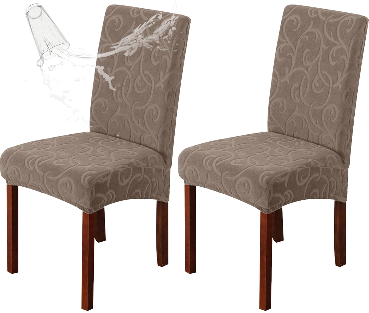 Waterproof Dining Room Chair Covers, Stretch Parsons Chair Slipcovers