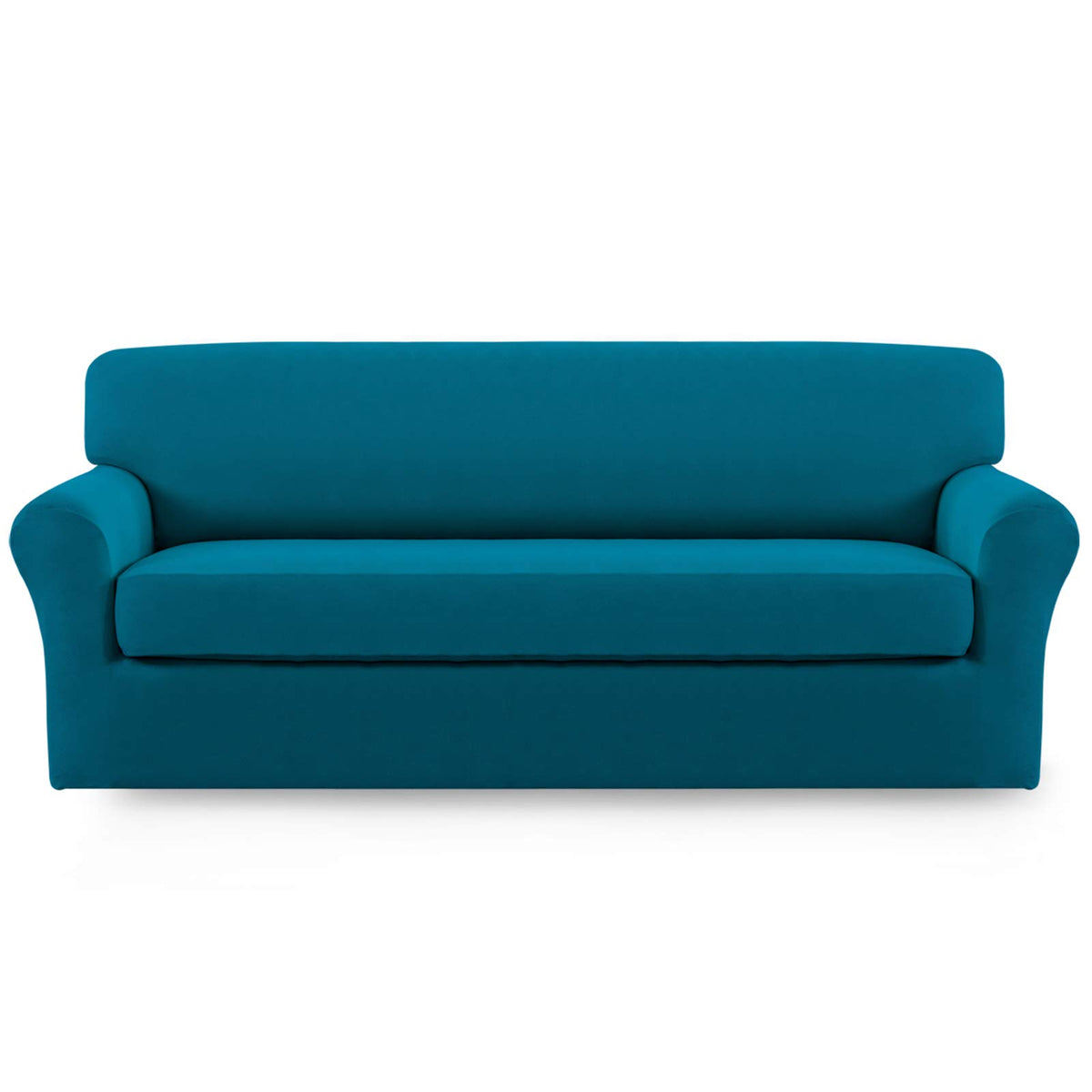 Easy-Going 2 Pieces Stretch Loveseat Couch Sofa Slipcover Washable