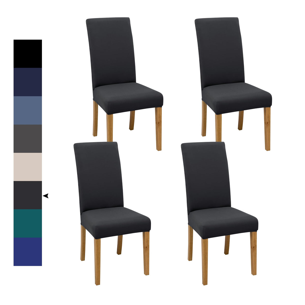 Velvet Dining Chair Covers,Dining Room Chair Covers Set of 6