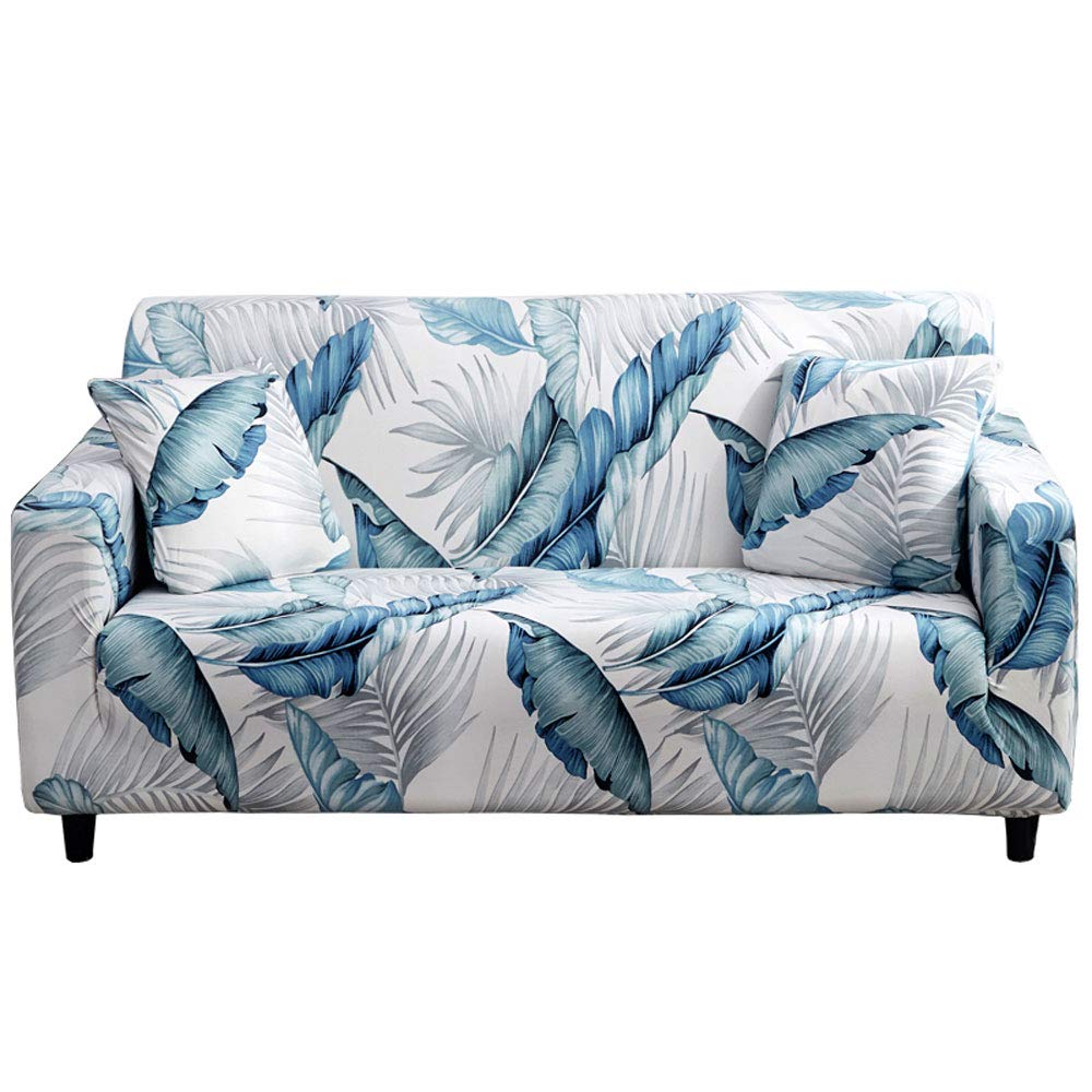 HOOBUY Printed Sofa Cover Stretch Couch Covers Patterned Loveseat Slipcovers for 2 Seater Cushion Couch Love Seat Set (BXMY, 2 Seater/Loveseat)