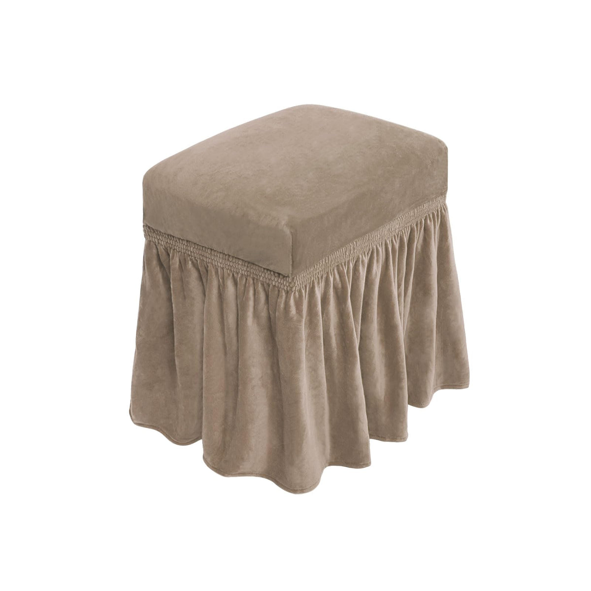 NICEEC Spandex Dining Bench Cushion Cover Bench Covers Stretch with Skirt