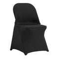 VEVOR 100 Pcs White Chair Covers Polyester Spandex Chair Cover Stretch Slipcovers for Wedding Party Dining Banquet Flat-Front Chair Covers
