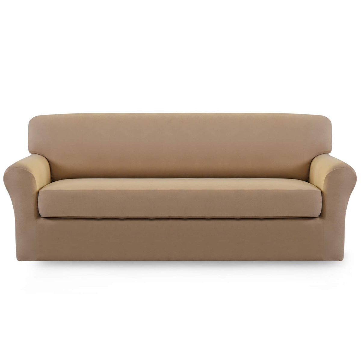 Easy-Going 2 Pieces Stretch Loveseat Couch Sofa Slipcover Washable