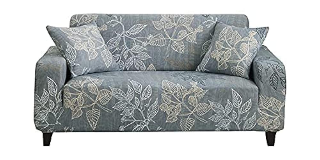 HOOBUY Printed Sofa Cover Stretch Couch Covers Patterned Loveseat Slipcovers for 2 Seater Cushion Couch Love Seat Set (BXMY, 2 Seater/Loveseat)