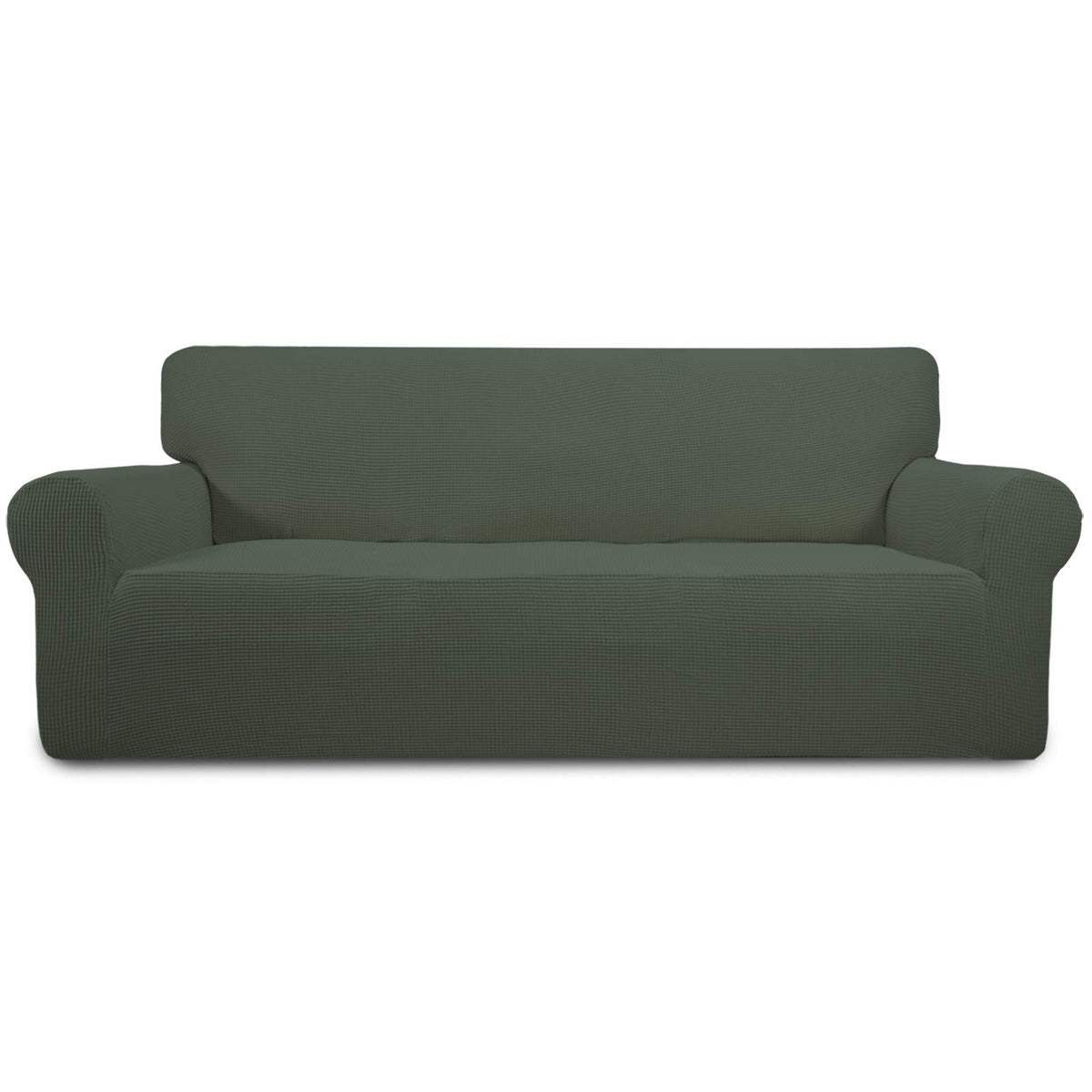 Easy-Going Stretch Loveseat Couch Covers Washable Cream