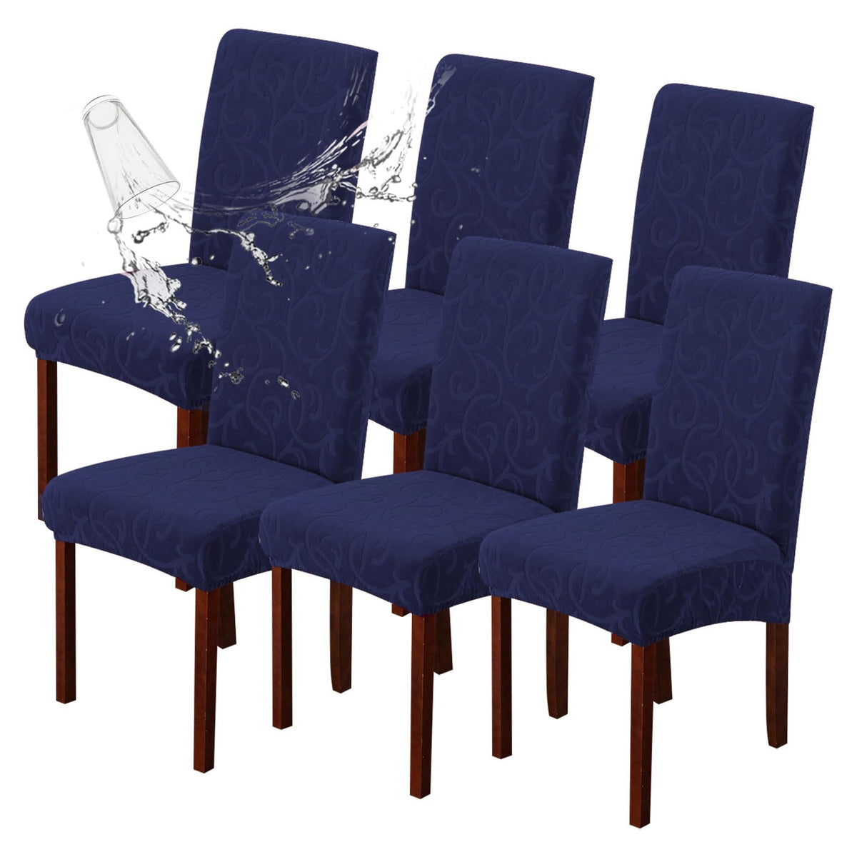 Waterproof Dining Room Chair Covers, Stretch Parsons Chair Slipcovers